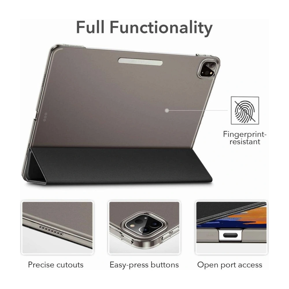 Hurtownia GSM - Etui ESR Ascend Trifold Apple iPad Pro 11 2020/2021 (2. i 3. generacji) Jelly Black - ESR305BLK - {ean13} - Hurt