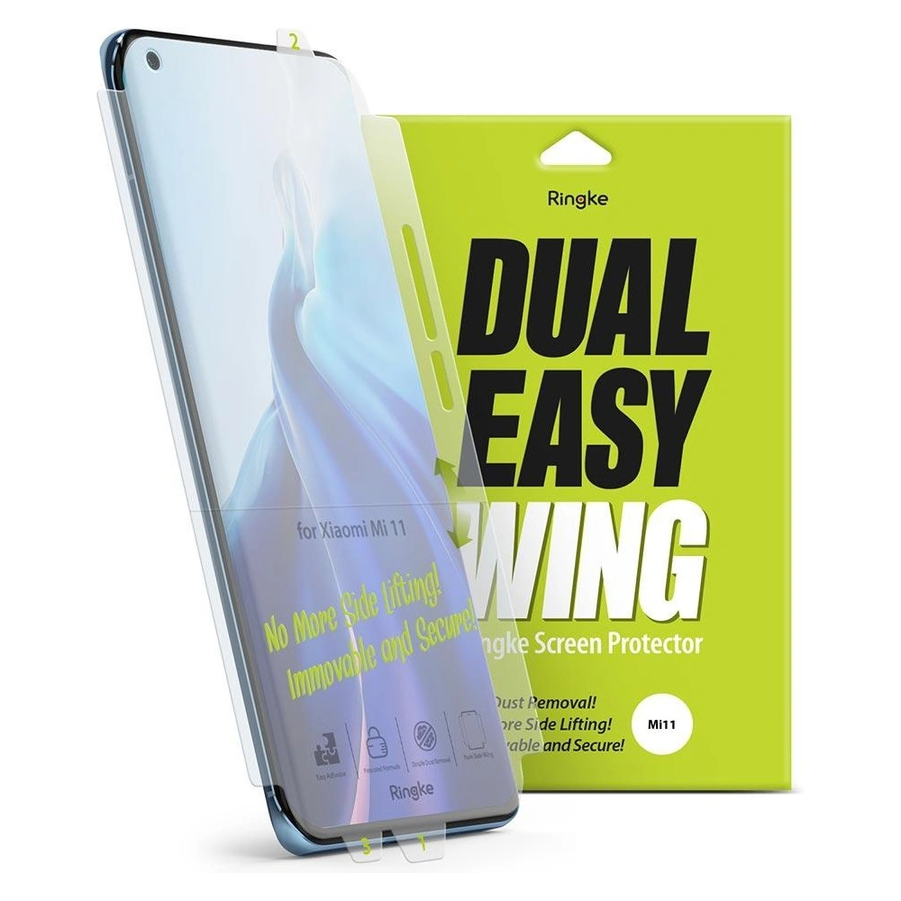 Hydrogelová fólie Ringke Dual Easy Wing Full Cover Xiaomi Mi 11 [2 PACK]