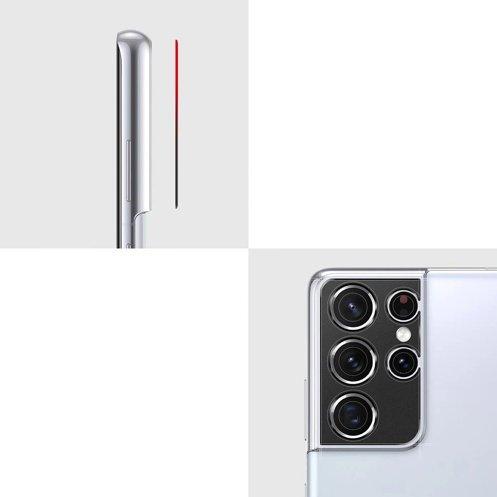 Hurtownia GSM - Překryvná vrstva Ringke Camera Styling Samsung Galaxy S21 Ultra Černá - RGK1392BLK - {ean13} - Hurt