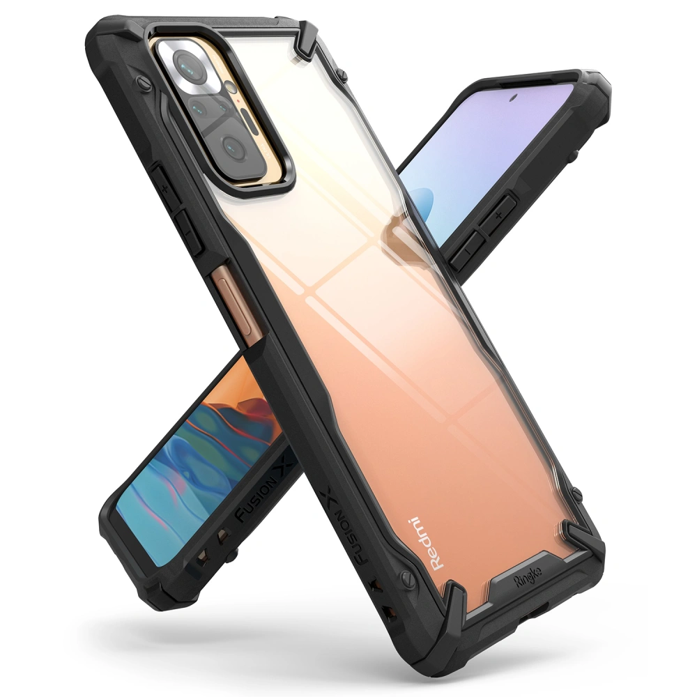 Hurtownia GSM - Etui Ringke Fusion-X Redmi Note 10 Pro Černé - RGK1387BLK - {ean13} - Hurt