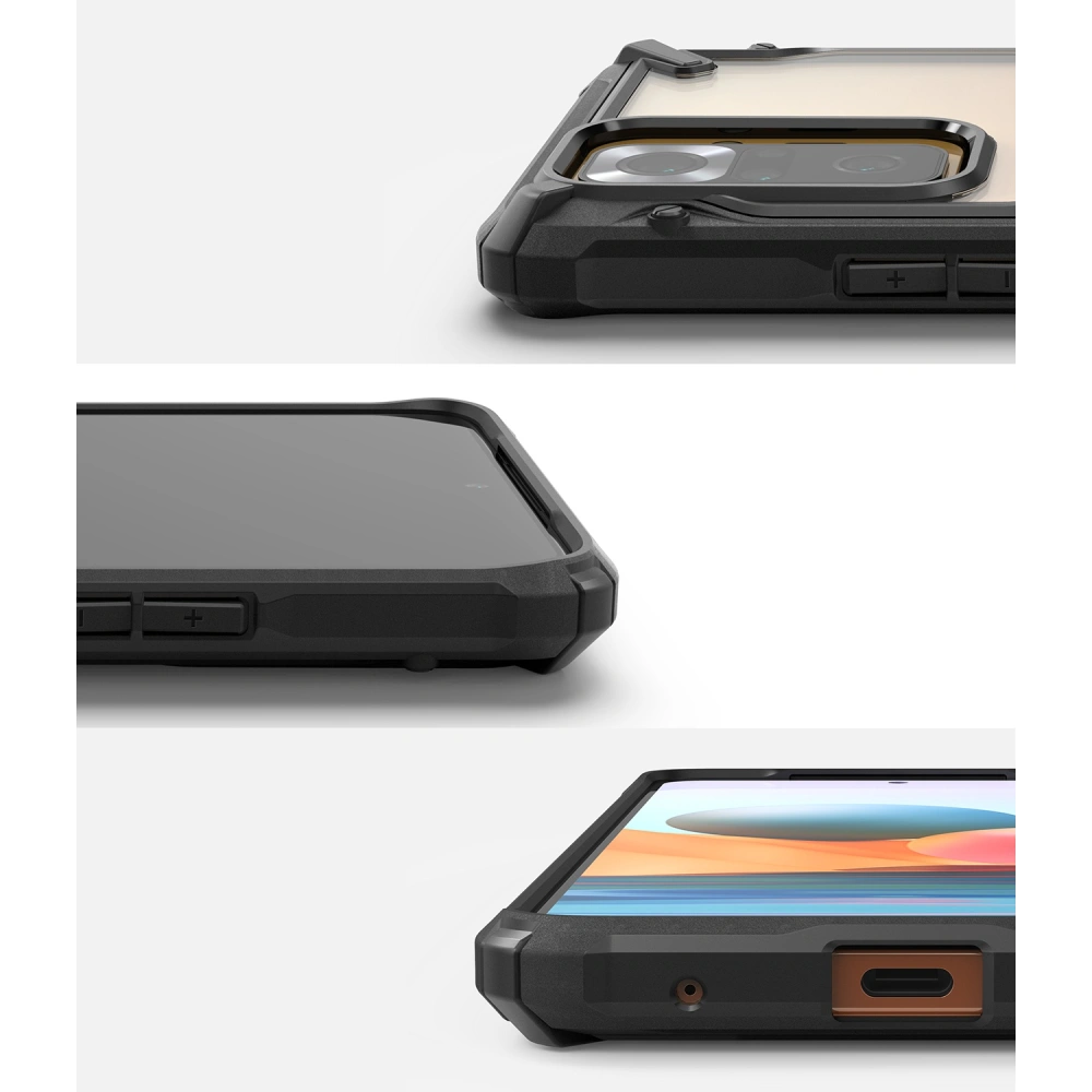 Hurtownia GSM - Etui Ringke Fusion-X Redmi Note 10 Pro Černé - RGK1387BLK - {ean13} - Hurt