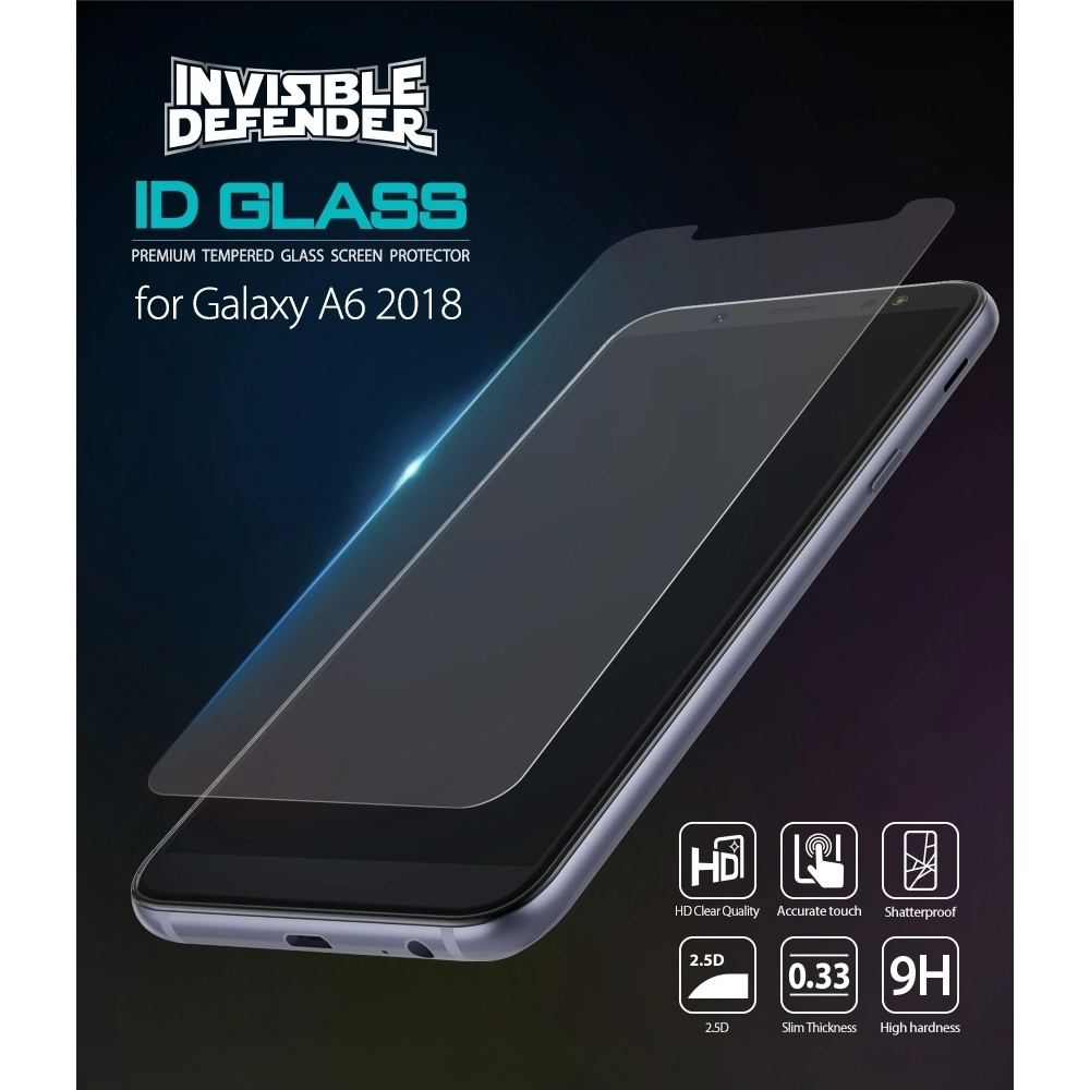 Hurtownia GSM - Sada tvrzených skel Ringke ID Glass Samsung Galaxy A6 2018 0.33mm 3 balení - RGK709 - {ean13} - Hurt