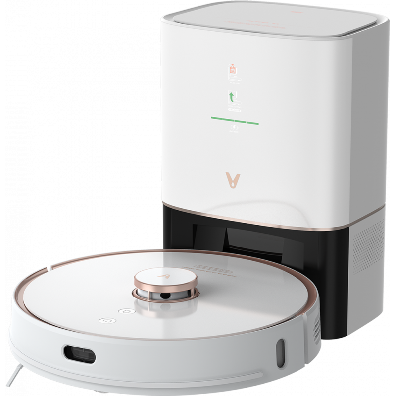 Viomi Distributor - 6923185618317 - VMI013WHT - Intelligent vacuum cleaner Viomi S9 with emptying station (white) - B2B homescreen