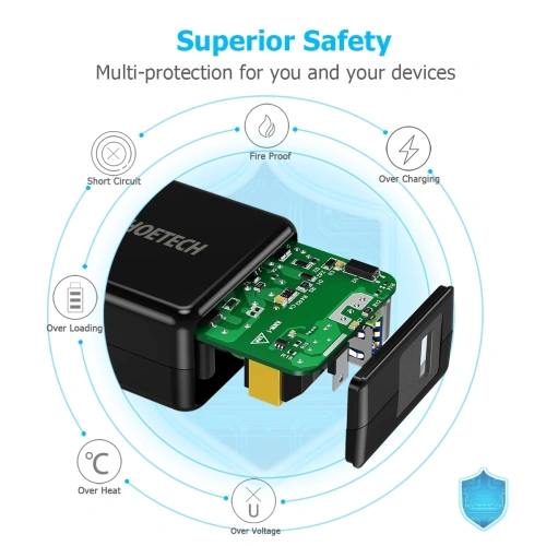 Kup Ładowarka sieciowa Choetech Wall Charger QC3 - 5903068633287 - CHT003 - Home Screen
