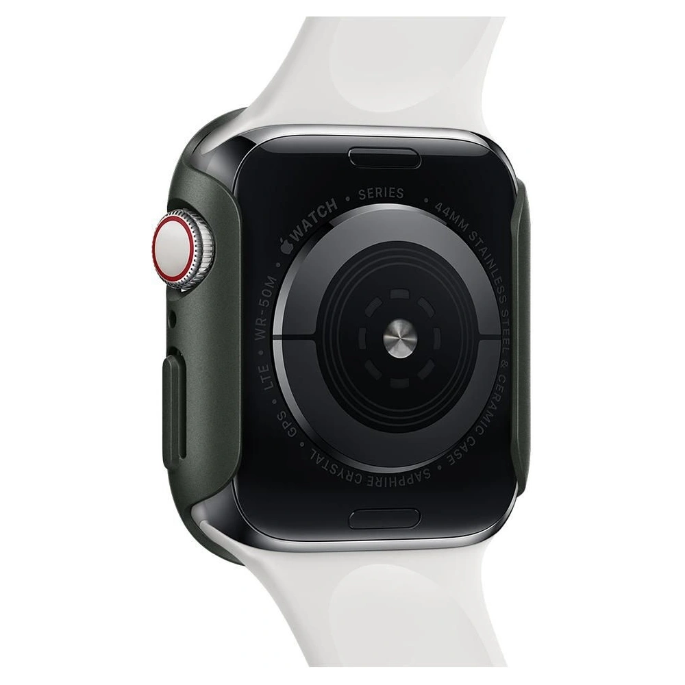 Hurtownia GSM - Etui Spigen Thin Fit Apple Watch 4/5/6/7/8/9/SE 44/45mm vojenská zelená - SPN1568GRN - {ean13} - Hurt