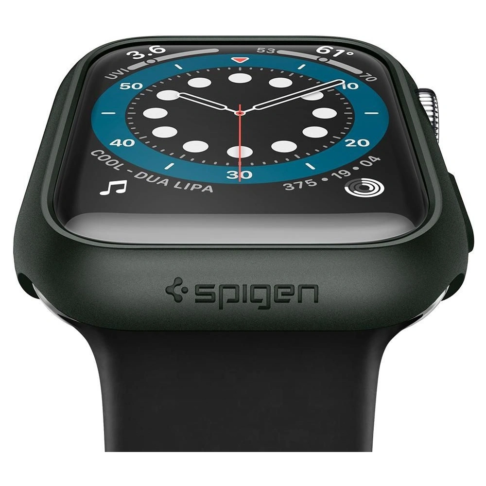 Hurtownia GSM - Etui Spigen Thin Fit Apple Watch 4/5/6/7/8/9/SE 44/45mm vojenská zelená - SPN1568GRN - {ean13} - Hurt
