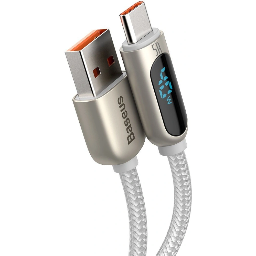 Hurtownia GSM - Kabel USB do USB-C Baseus Display, 5A, 40W, 2m (bílý) - BSU2082WHT - {ean13} - Hurt