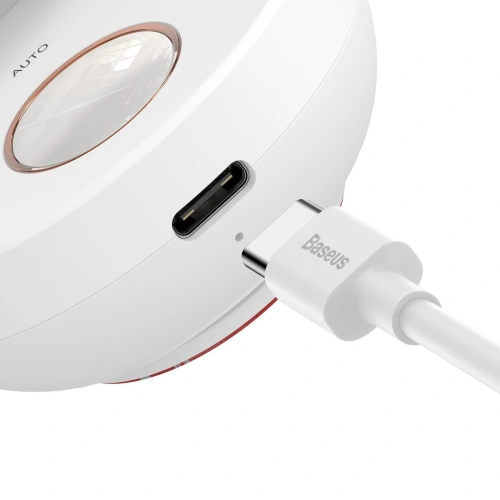 Lampka nocna Baseus Full Moon, z czujnikiem ruchu i zmierzchu (biała)