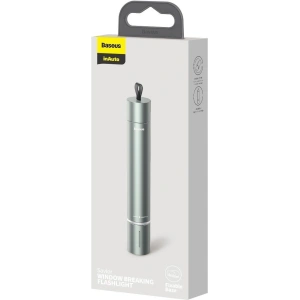 Wholesale Baseus Sharp Tool Safety Hammer (Window-breaking + Flashlight) Grey - BSU2086GRY - {ean13} - Hurt