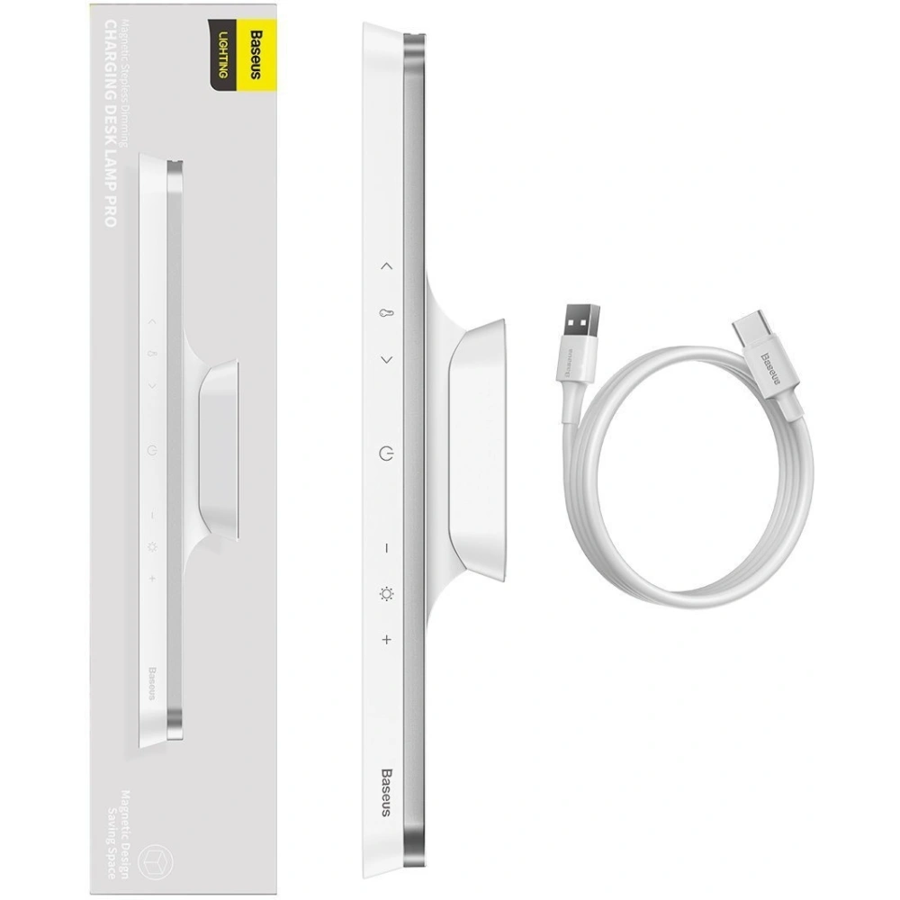 Hurtownia GSM - Lampa magnetyczna Baseus Magnetic Stepless Pro, z panelem dotykowym (biała) - BSU2087WHT - {ean13} - Hurt