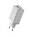 Hurtownia GSM - Ładowarka sieciowa Baseus GaN Pro, C+C+A, 65W, EU (biała) - BSU2090WHT - {ean13} - Hurt