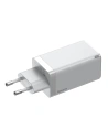 Hurtownia GSM - Ładowarka sieciowa Baseus GaN Pro, C+C+A, 65W, EU (biała) - BSU2090WHT - {ean13} - Hurt