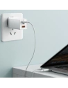 Hurtownia GSM - Ładowarka sieciowa Baseus GaN Pro, C+C+A, 65W, EU (biała) - BSU2090WHT - {ean13} - Hurt