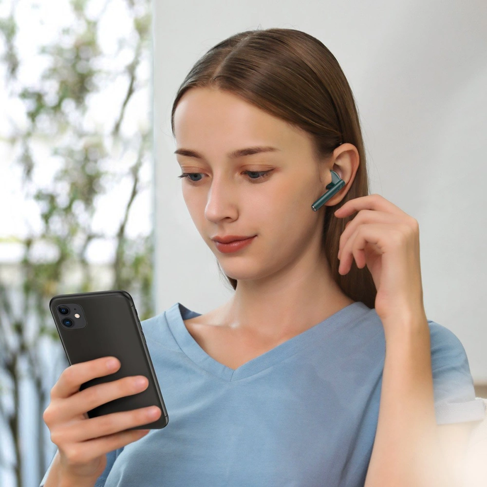 Wholesale Baseus Encok True Wireless Earphones W05 (green) - BSU2091GRN - {ean13} - Hurt