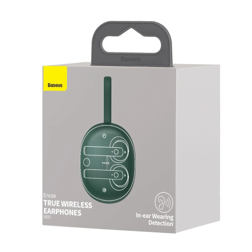 Wholesale Baseus Encok True Wireless Earphones W05 (green) - BSU2091GRN - {ean13} - Hurt