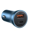 Hurtownia GSM - Ładowarka samochodowa Baseus Golden Contactor Pro, USB + USB-C, QC4.0+, PD, SCP, 40W (niebieska) - BSU2094BLU - {ean13} - Hurt