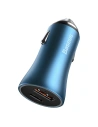 Wholesale Baseus Golden Contactor Pro car charger, USB + USB-C, QC4.0+, PD, SCP, 40W (blue) - BSU2094BLU - {ean13} - Hurt