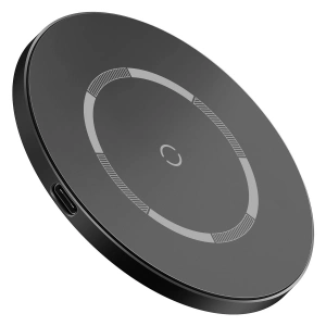 Bezprzewodowa ładowarka indukcyjna z magnesem Baseus Simple 15W (czarna)