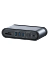 Wholesale Baseus Working Station Multifunctional Type-C HUB Adapter (CN+UK+EU) Dark gray - BSU2099 - {ean13} - Hurt
