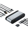 Wholesale Baseus Working Station Multifunctional Type-C HUB Adapter (CN+UK+EU) Dark gray - BSU2099 - {ean13} - Hurt