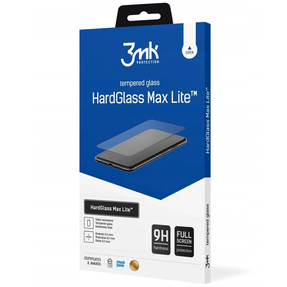Hurtownia GSM - Tvrzené sklo 3MK HardGlass Max Lite Redmi Note 10S černé - 3MK1598BLK - {ean13} - Hurt