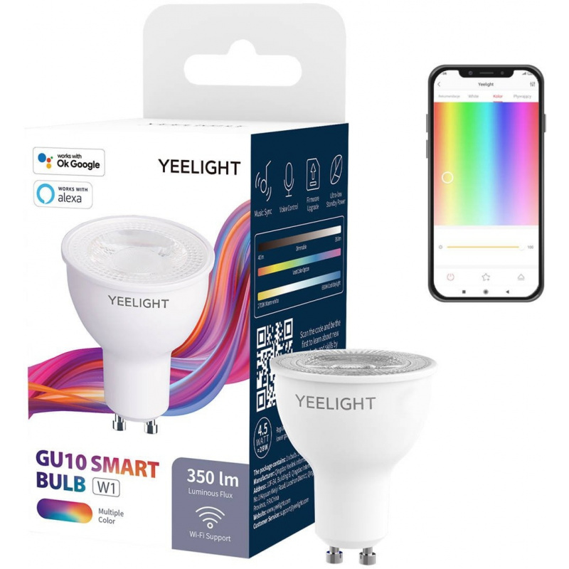 Yeelight Distributor - 0608887786798 - YLT043 - Yeelight GU10 Smart Bulb W1 (color) 1pc - B2B homescreen