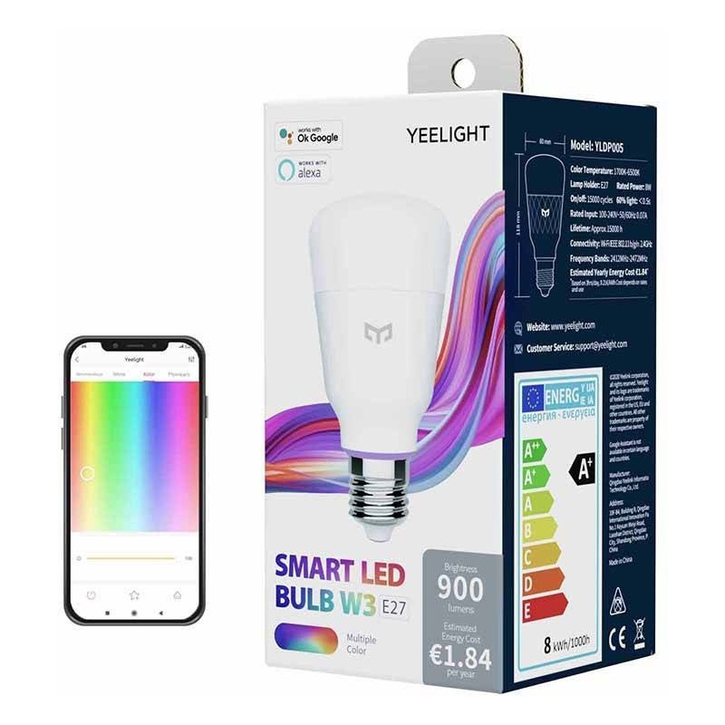 Yeelight Distributor - 0608887786811 - YLT045 - Yeelight LED Smart Bulb W3 (color) - B2B homescreen