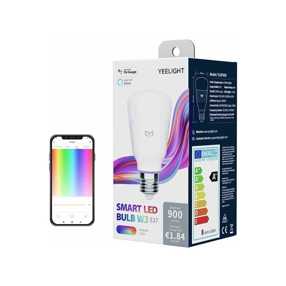 Hurtownia GSM - Žárovka Smart Yeelight W3 E27 (barva) - YLT045 - {ean13} - Hurt