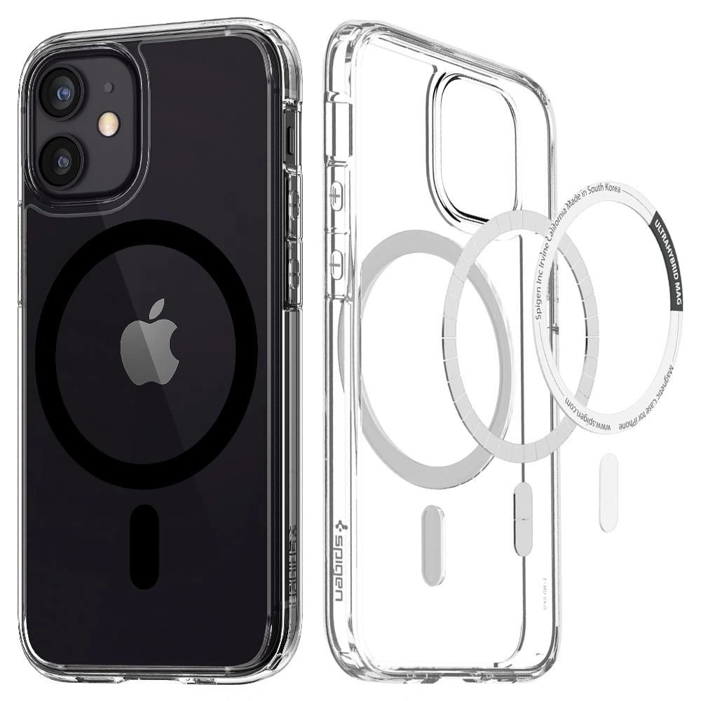Hurtownia GSM - Etui Spigen Ultra Hybrid Mag Apple iPhone 12/12 Pro černé - SPN1570BLK - {ean13} - Hurt