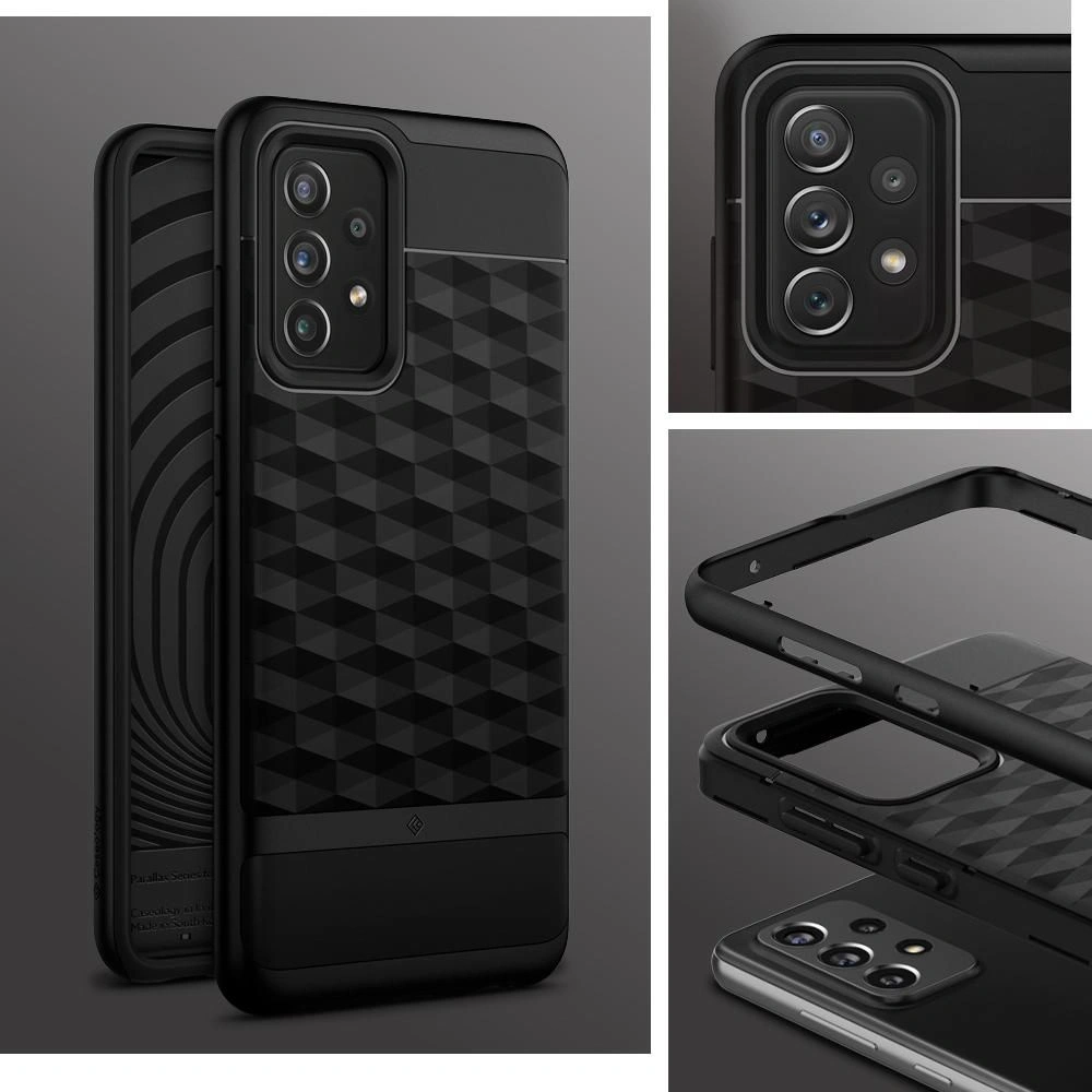 Hurtownia GSM - Etui Caseology Parallax Samsung Galaxy A72 Matně černé - CSL004BLK - {ean13} - Hurt