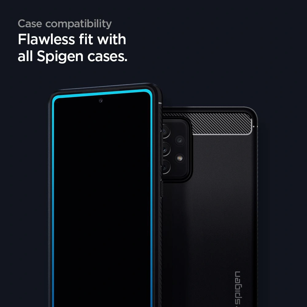 Hurtownia GSM - Sklo tvrzené Spigen GLAS.tR AlignMaster Samsung Galaxy A72 černé - SPN1571BLK - {ean13} - Hurt
