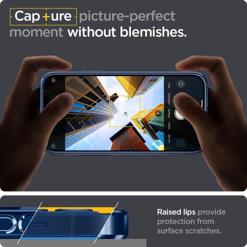 Etui Spigen Optik Crystal Apple iPhone 12 Chrome Blue