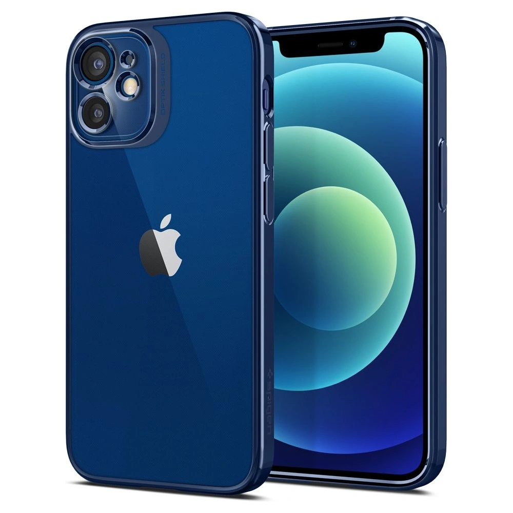 Hurtownia GSM - Etui Spigen Optik Crystal Apple iPhone 12 mini Chrome Blue - SPN1573BLU - {ean13} - Hurt
