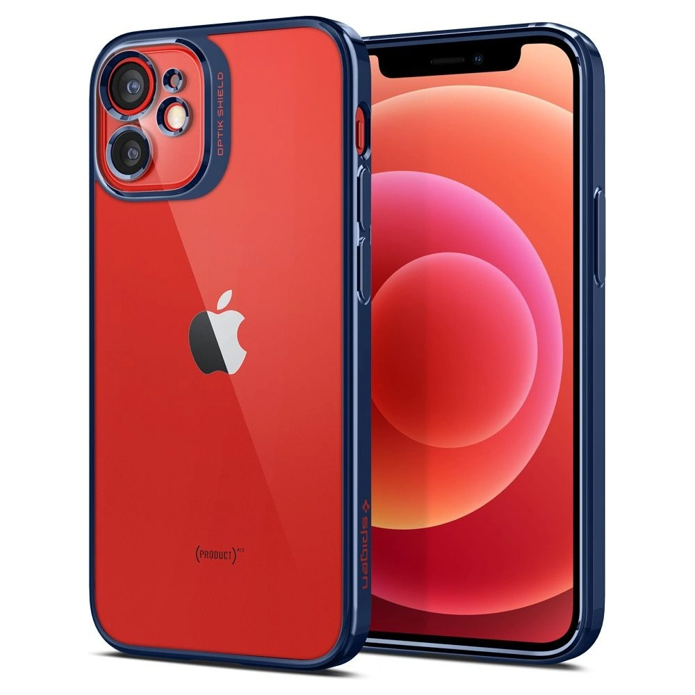 Hurtownia GSM - Etui Spigen Optik Crystal Apple iPhone 12 mini Chrome Blue - SPN1573BLU - {ean13} - Hurt