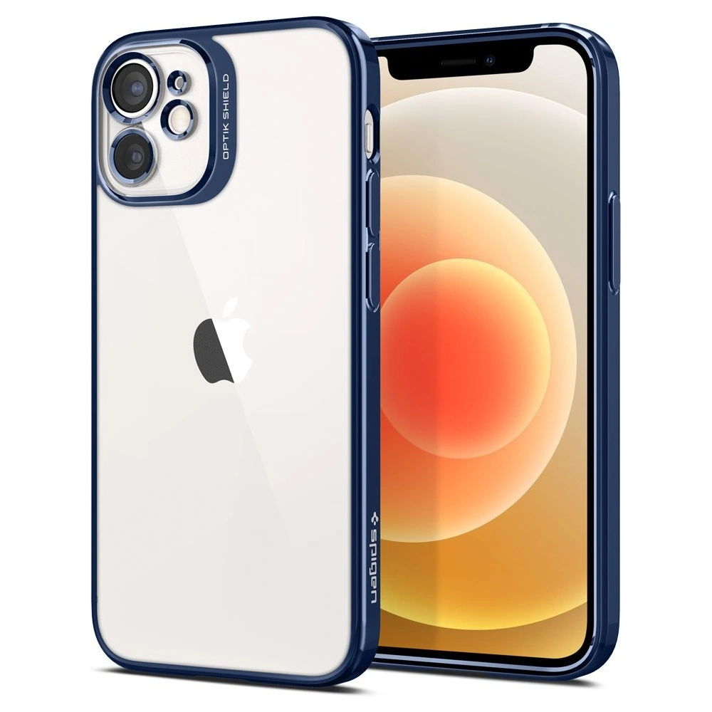 Hurtownia GSM - Etui Spigen Optik Crystal Apple iPhone 12 mini Chrome Blue - SPN1573BLU - {ean13} - Hurt