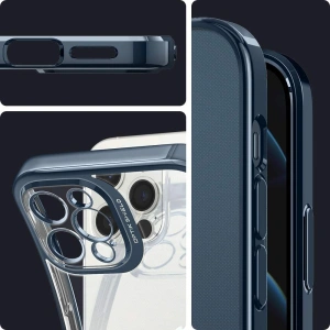Etui Spigen Optik Crystal Apple iPhone 12 Pro Chrome Pacific