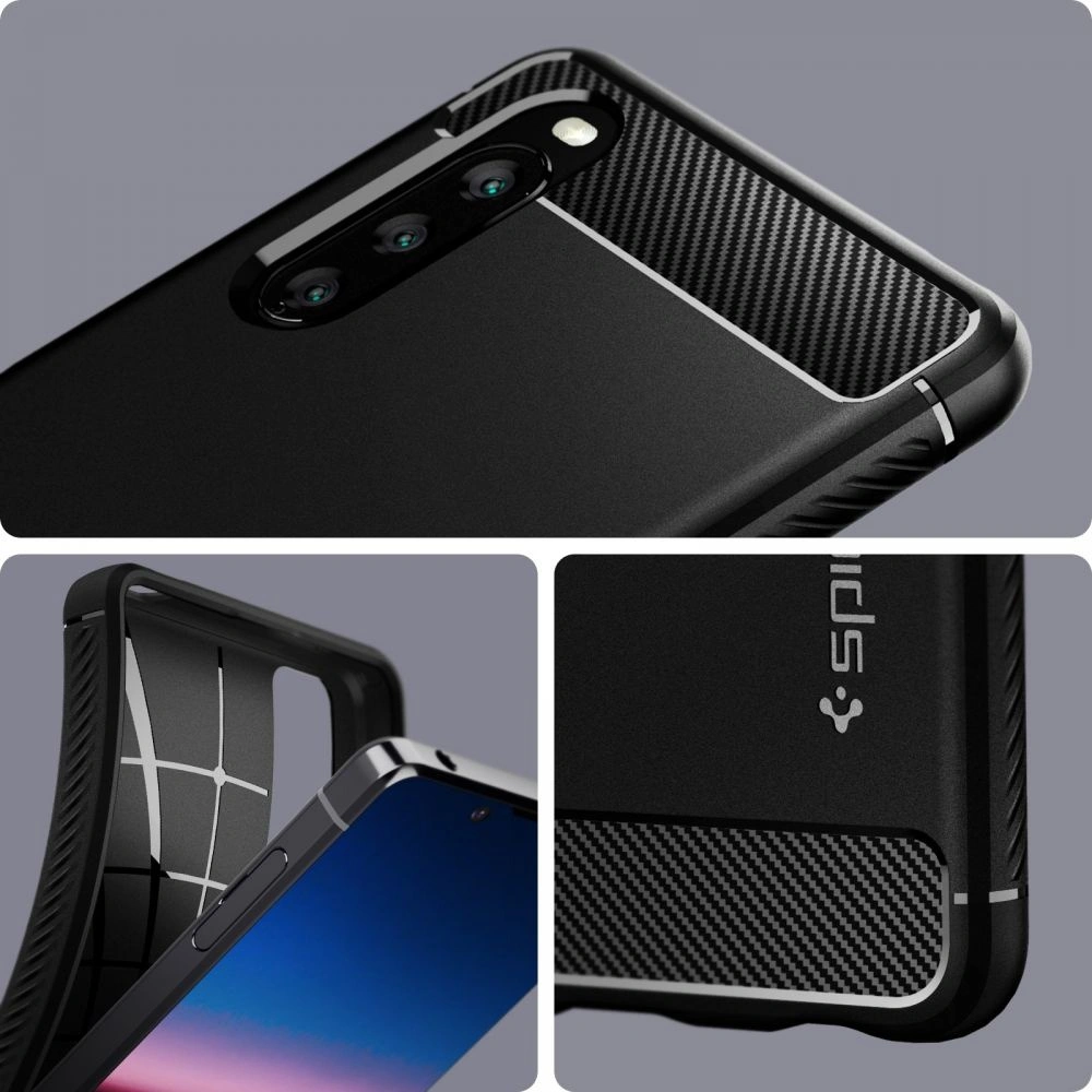 Hurtownia GSM - Etui Spigen Rugged Armor Sony Xperia 10 III Matte Black - SPN1575BLK - {ean13} - Hurt