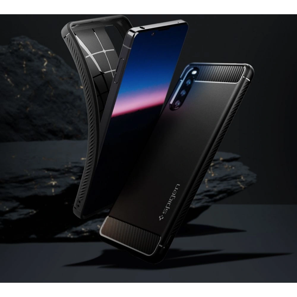 Hurtownia GSM - Etui Spigen Rugged Armor Sony Xperia 10 III Matná Černá - SPN1575BLK - {ean13} - Hurt