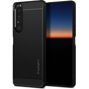 Hurtownia GSM - Etui Spigen Rugged Armor Sony Xperia 1 III Matte Black - SPN1576BLK - {ean13} - Hurt