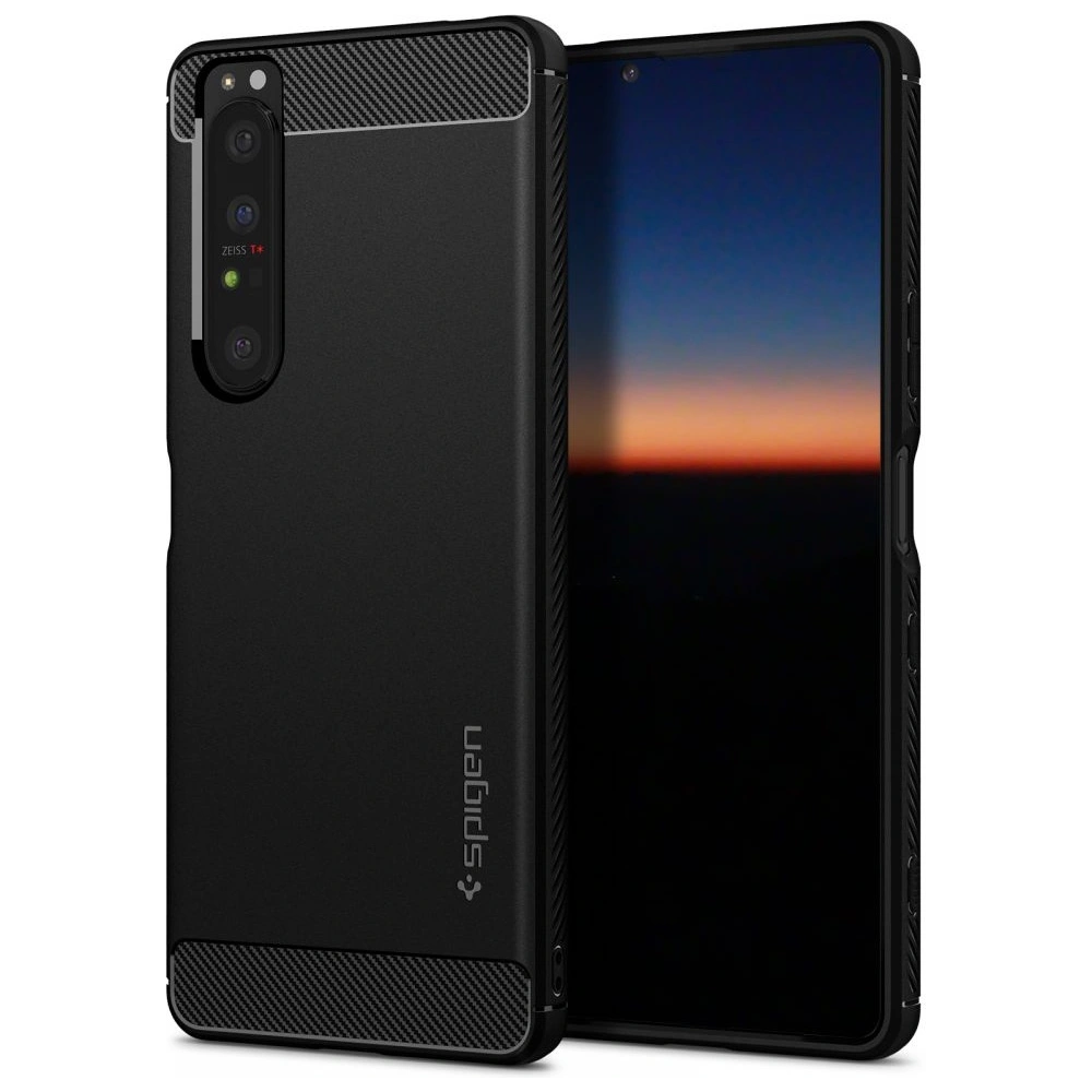 Hurtownia GSM - Etui Spigen Rugged Armor Sony Xperia 1 III Matná černá - SPN1576BLK - {ean13} - Hurt