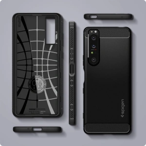 Spigen Rugged Armor Sony Xperia 1 III Matte Black