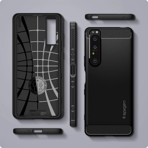 Etui Spigen Rugged Armor Sony Xperia 1 III Matte Black