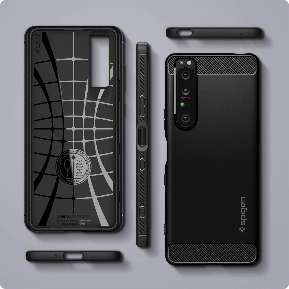 Hurtownia GSM - Etui Spigen Rugged Armor Sony Xperia 1 III Matná černá - SPN1576BLK - {ean13} - Hurt