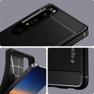 Wholesale Spigen Rugged Armor Sony Xperia 1 III Matte Black - SPN1576BLK - {ean13} - Hurt