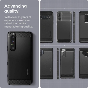 Wholesale Spigen Rugged Armor Sony Xperia 1 III Matte Black - SPN1576BLK - {ean13} - Hurt