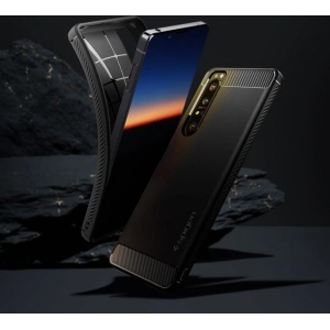 Wholesale Spigen Rugged Armor Sony Xperia 1 III Matte Black - SPN1576BLK - {ean13} - Hurt