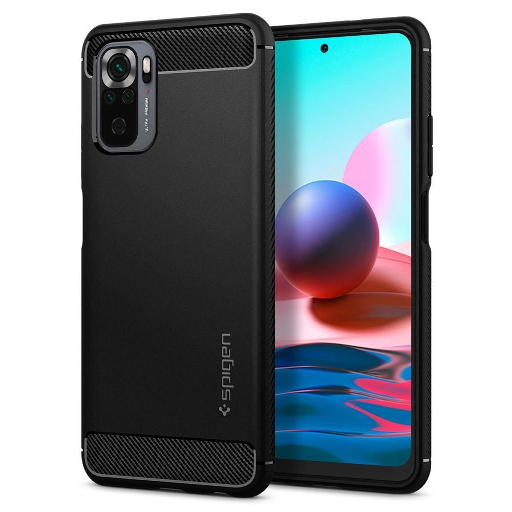 Hurtownia GSM - Etui Spigen Rugged Armor Redmi Note 10/10S Matte Black - SPN1577BLK - {ean13} - Hurt