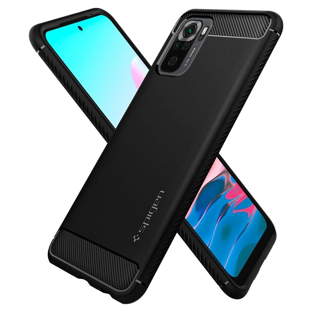 Hurtownia GSM - Etui Spigen Rugged Armor Redmi Note 10/10S Matte Black - SPN1577BLK - {ean13} - Hurt