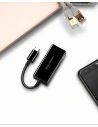 Hurtownia GSM - UGREEN externí síťová karta USB Typ C 1000Mbps Gigabit USB Typ C 3.1 Thunderbolt 3 černá (50307) - UGR667BLK - {ean13} - Hurt