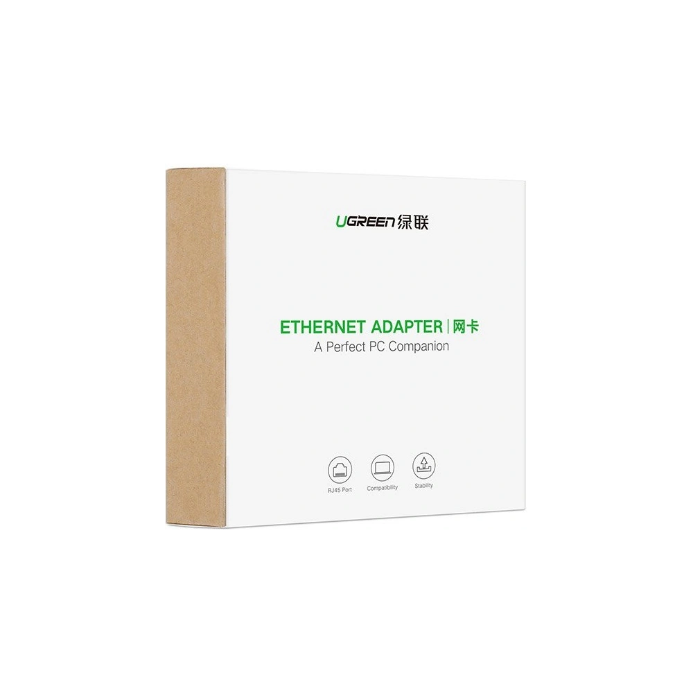 Hurtownia GSM - UGREEN externí síťová karta USB Typ C 1000Mbps Gigabit USB Typ C 3.1 Thunderbolt 3 černá (50307) - UGR667BLK - {ean13} - Hurt
